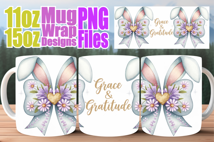 Whimsical nights sublimation print wrap, Easter Bow