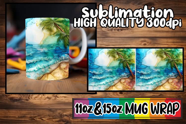 Beach Sublimation Design Image 7
