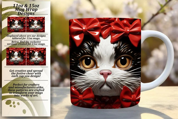 Blossom with Feline Beauty: Colorful Sublimation