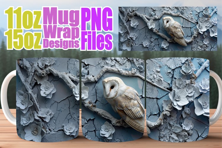 Whimsical Wildlife 3D Mug Sublimation