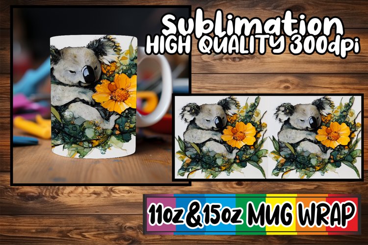 Unique memories 11oz 15oz sublimation wrap, Animals