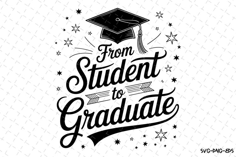 From Student to Graduate svg | Graduation Svg | Svg Files example image 1
