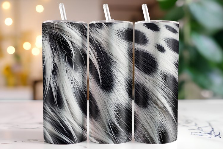 Cow Fur Tumbler Wrap | Sublimation | Tumblers