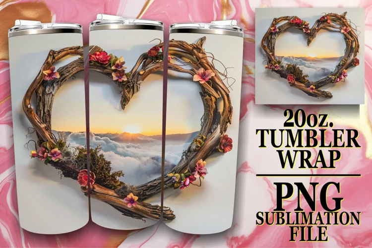 Scenic Serenade: Landscape Tumbler