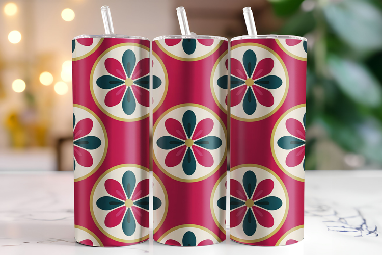 Flowers Tumbler Wrap | Sublimation | Tumblers