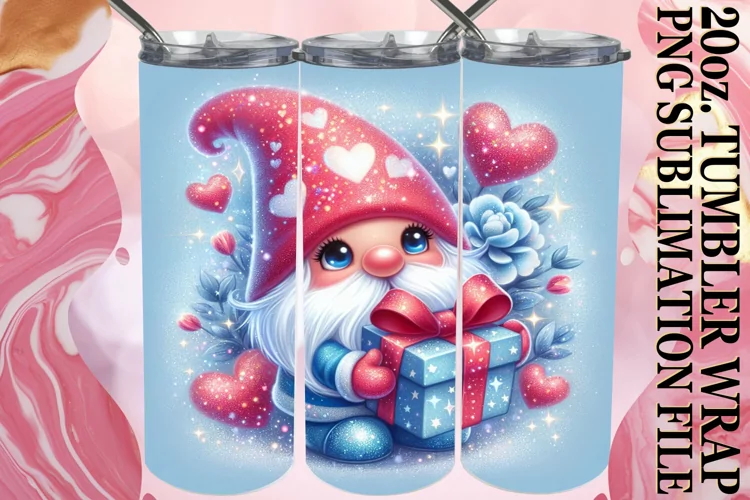 Playful Love Gnome Tumbler