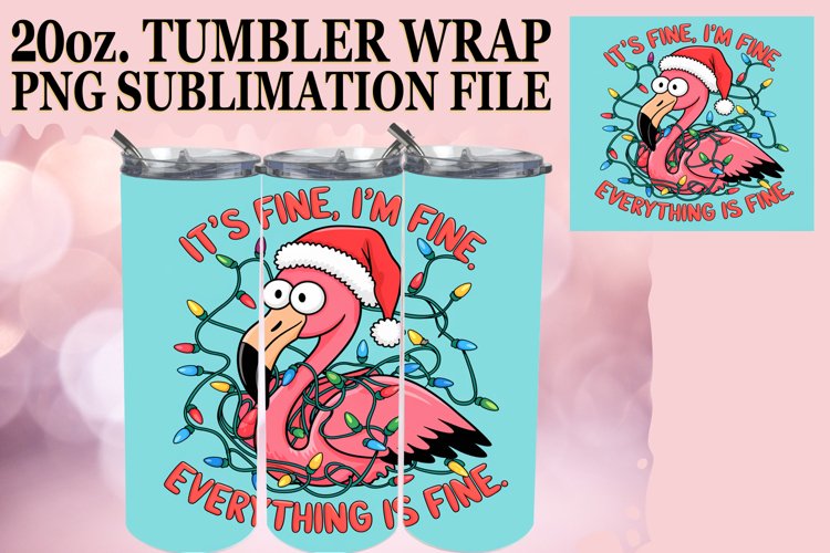 Christmas Tumbler Wrap Image 14