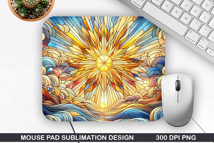 Mouse Pad Sublimation, Summer Mouse Pad PNG Design