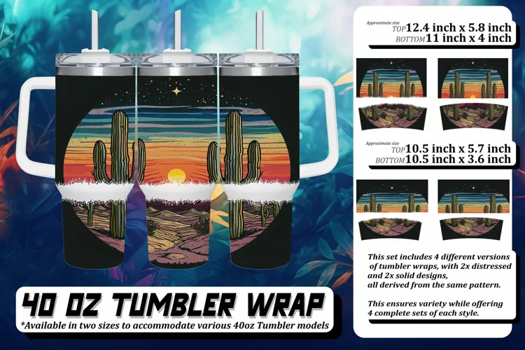 Playful Retro Flower Tumbler 40oz: Springtime Sublimation