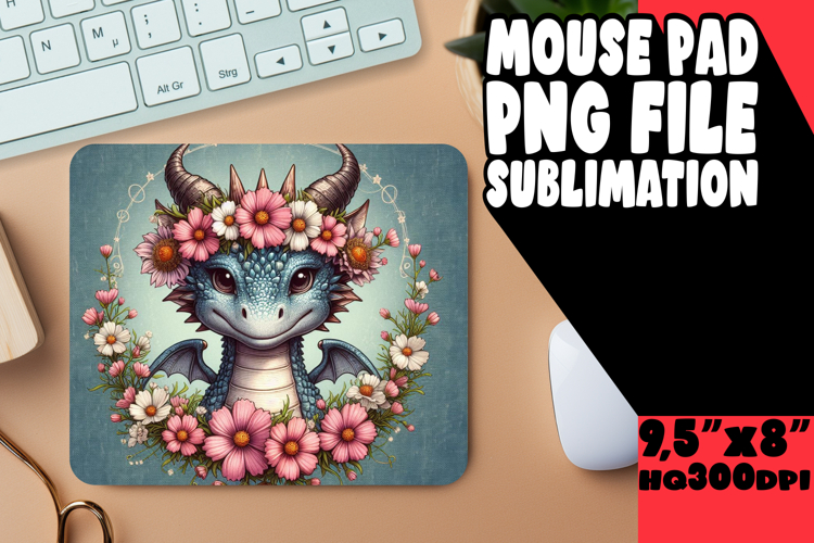 TIMELESS MOUSE PAD PNG STYLE, Dragon