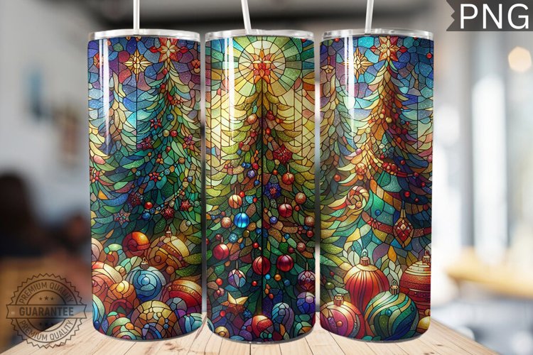Christmas Tree Tumbler Wrap Design |High Quality 300 Dpi