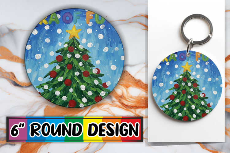 Cozy Circle Designs for Cars PNG, Holiday