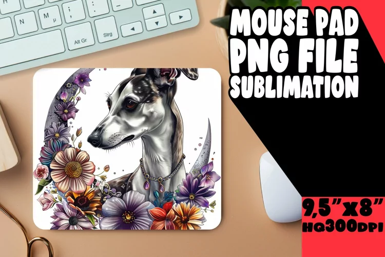 Watercolor Whimsy: Puppy Mouse Pad