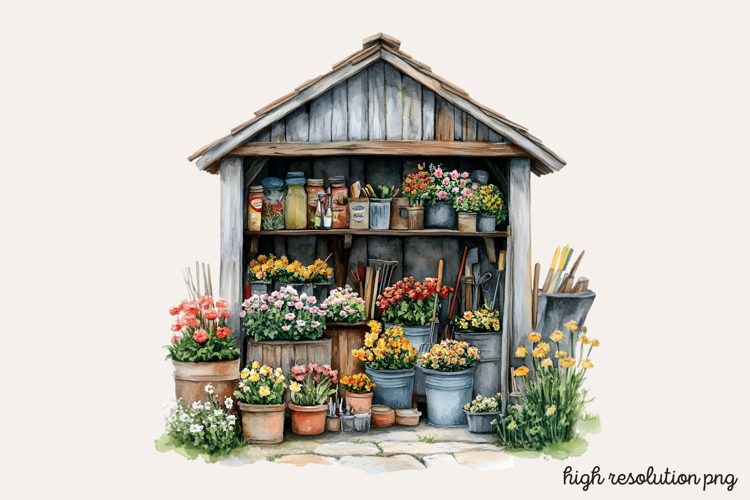 Birdhouse Clipart Image 4