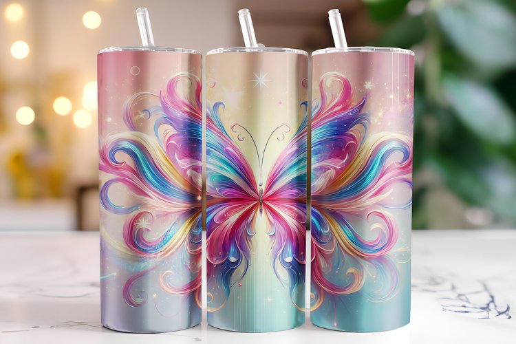 Butterfly Tumbler Wrap | Sublimation | Tumblers