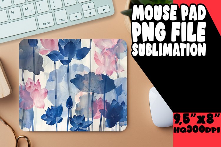 Tranquil Spring Blossom Mouse Pad example image 1