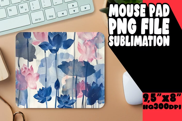 Tranquil Spring Blossom Mouse Pad