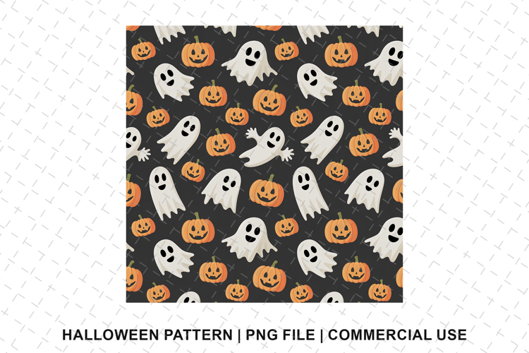 Happy Halloween Pattern Png | Sublimation | Digital Paper