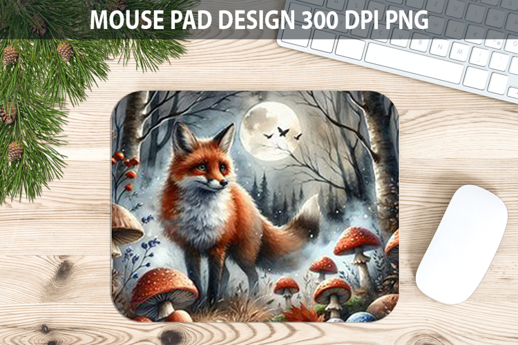 Cute Watercolor Fox Clipart Image 23