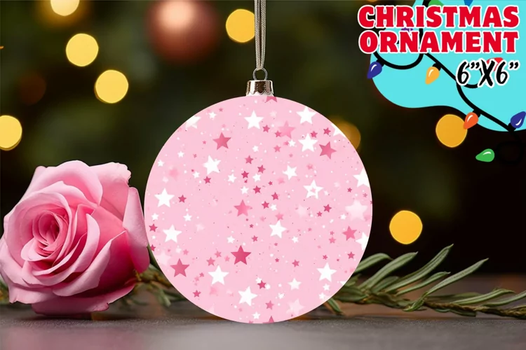 Festive Starry Mug Decor: Sublimation Artwork