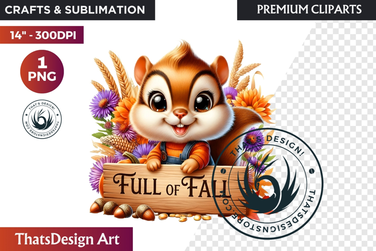 Autumn Cute animals with sign clipart Pumpkin thanksgiving