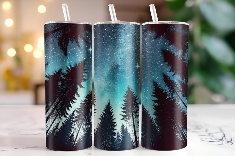 Starry Night Tumbler Wrap | Sublimation | Tumblers