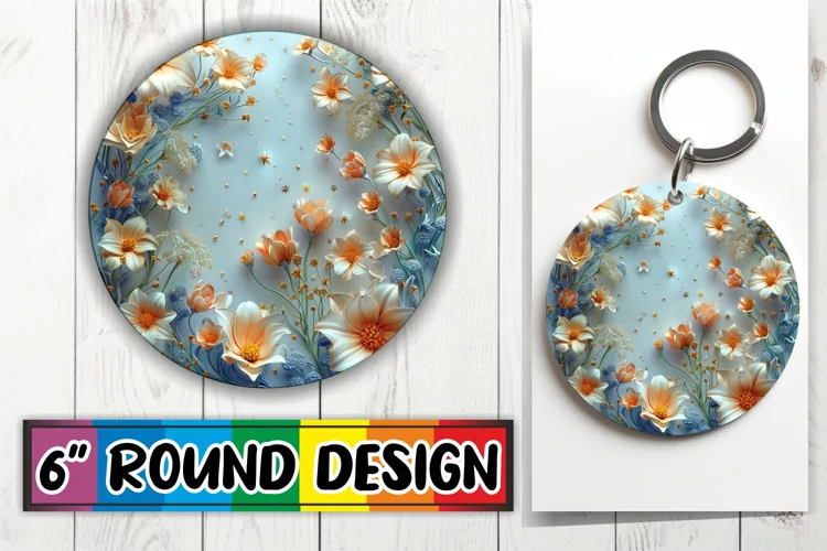 Serene Circle Keychain Assortment