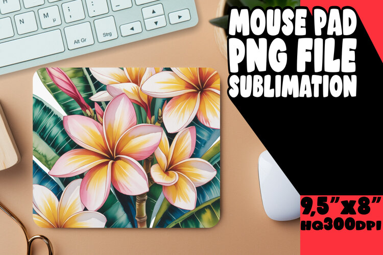 Enchanted Mouse Mat Sublimation, Flowers example image 1