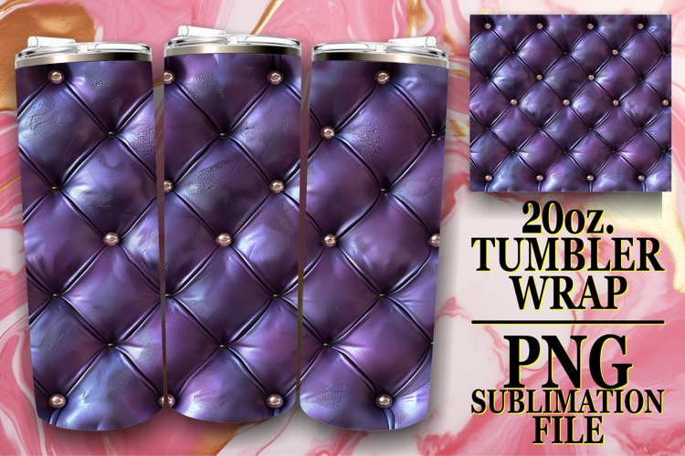 Texture Patterned Tumbler Sublimation