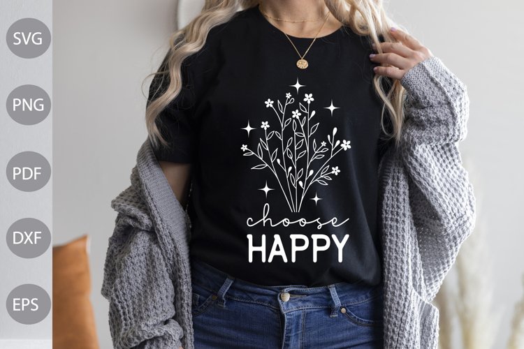 Choose Happy Svg Image 6