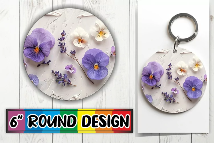Springtime Bliss - Circle Sublimate Joy Round