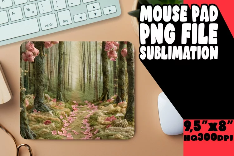 Summer Serenity 3D Mouse Pad