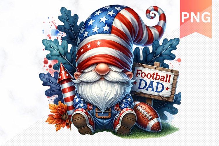 4th Of July Gnome Clipart Image 23