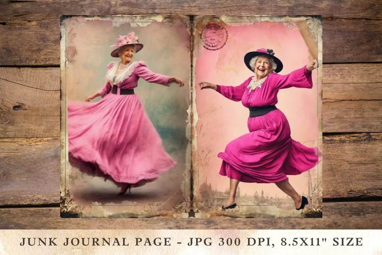 Printable Junk Journal Pages grandma 1