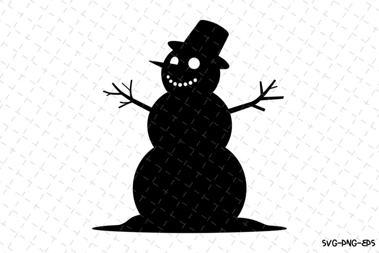 Cute Snowman Svg Image 8