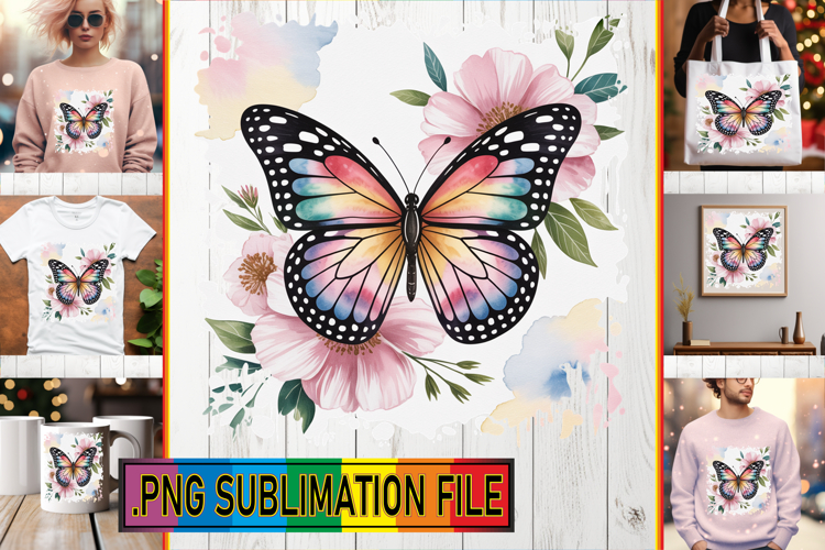 LUMINOUS TSHIRT Design Ideas, Butterfly