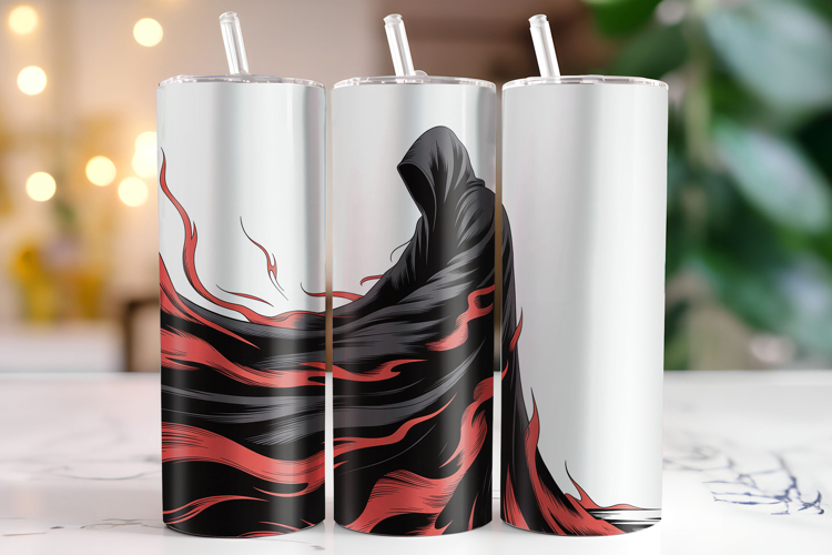 Halloween Grim Reaper Tumbler Wrap | Sublimation | Tumblers