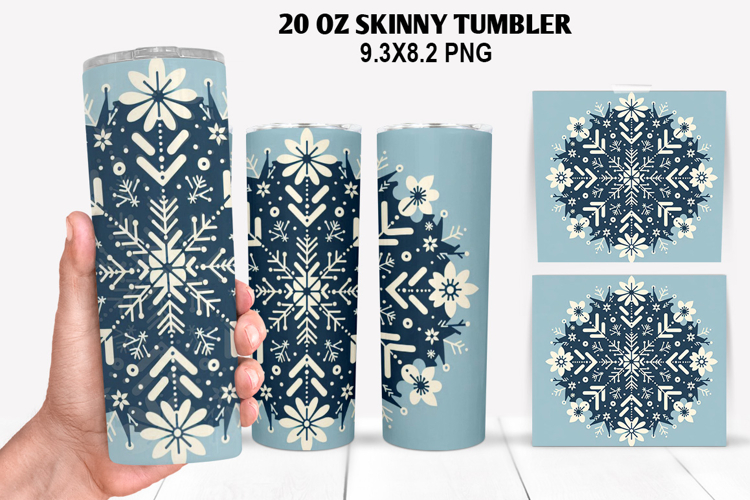 Flowers Skinny Tumbler 20oz Wrap Design, Spring Tumbler Wrap