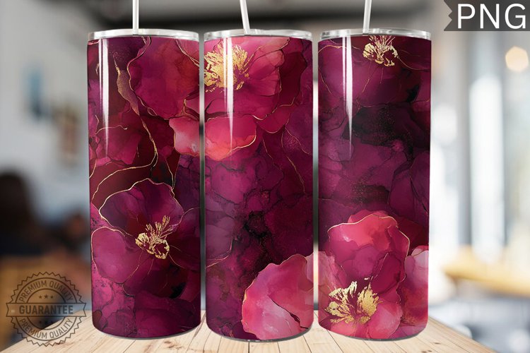 Alcohol Ink Tumbler Wrap Image 17