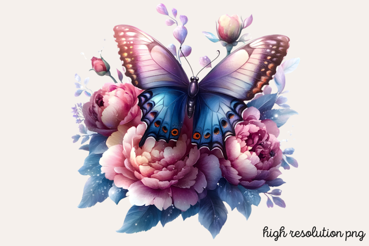 Watercolor Flowers Svg Image 9