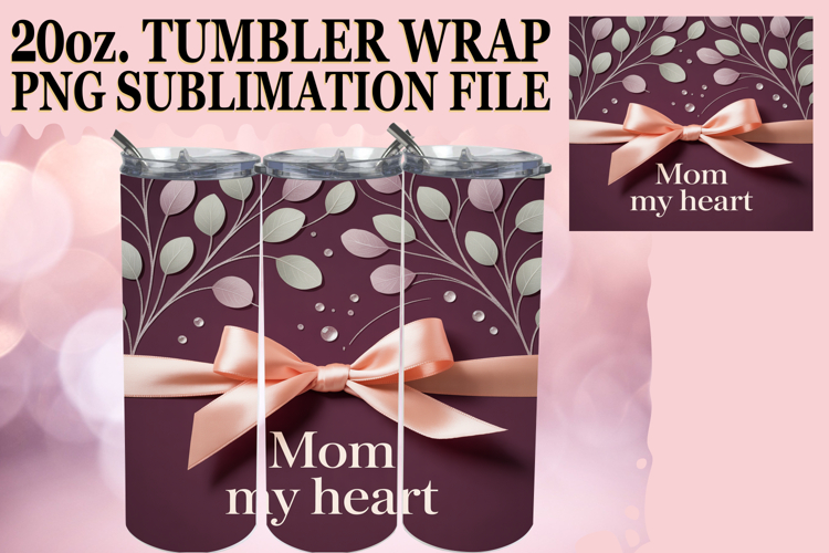 Cheerful Reflections 20oz tumbler wrap, Mothers Day