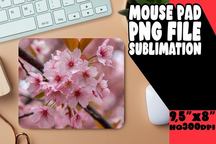 Vivid 3DSpring Blossom 3D Sublimation Pad example image 1