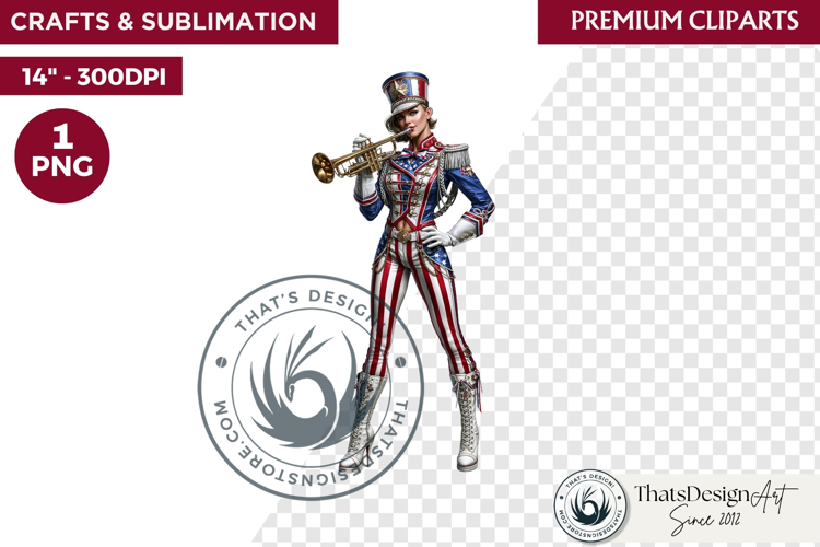 4th of July Character clipart, Patriotic Americana PNG