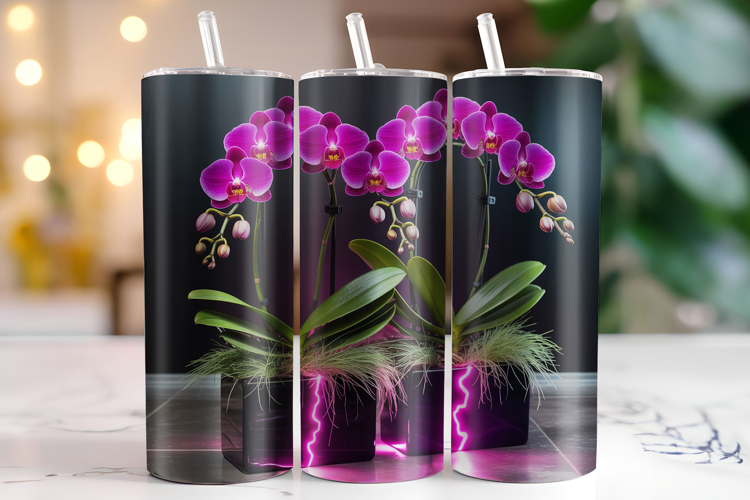 Flowers Tumbler Wrap | Sublimation | Tumblers