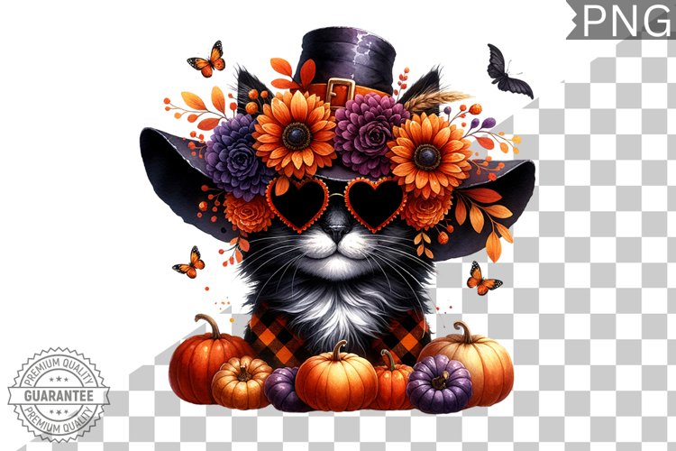 Halloween Cat Clipart Image 22