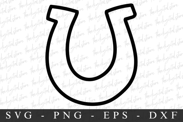 Horse Shoe Silhouette Image 12