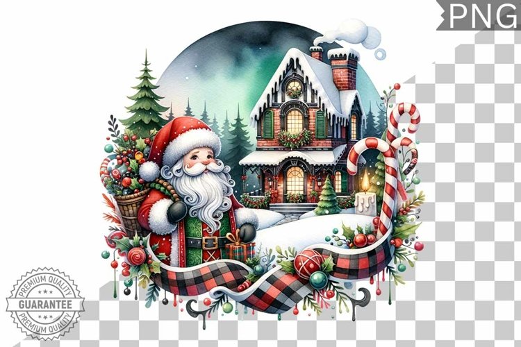 Santa Christmas Clipart Image 21