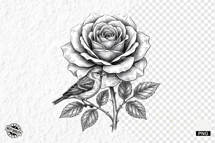 Black And White Summer Clipart Image 24
