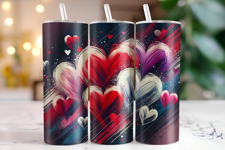 Happy Valentine Day Tumbler Wrap