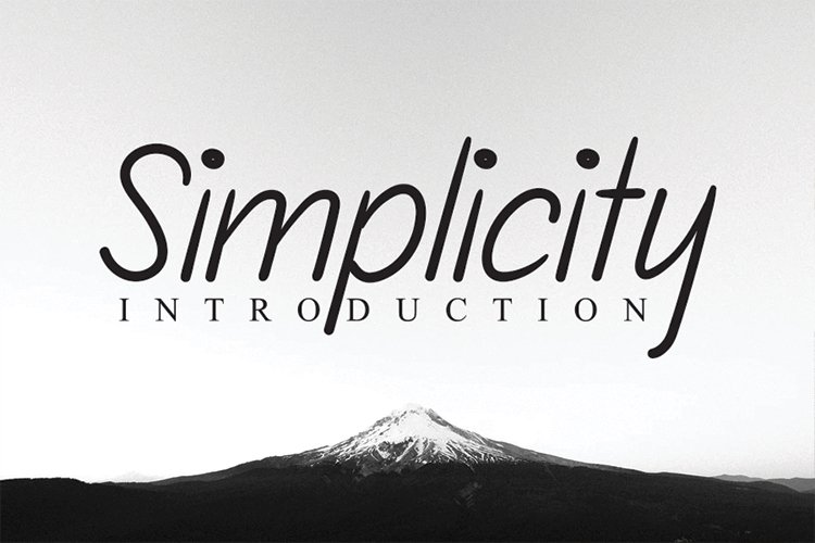 Simplicity example image 1